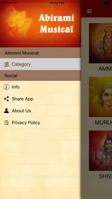 Ảnh chụp màn hình của Abirami Musical