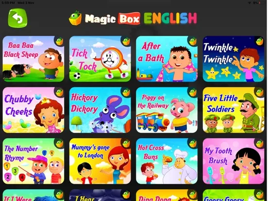 Скриншоты Magicbox English iPad 