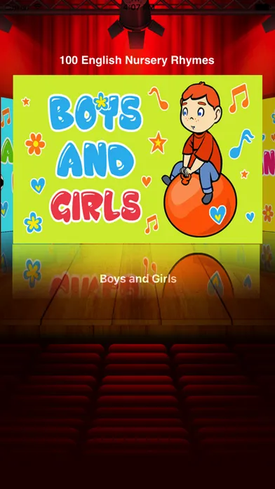 ภาพหน้าจอของ Top 100 English Rhymes