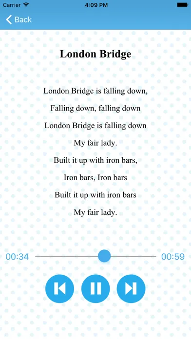 ภาพหน้าจอของ Top 100 English Rhymes