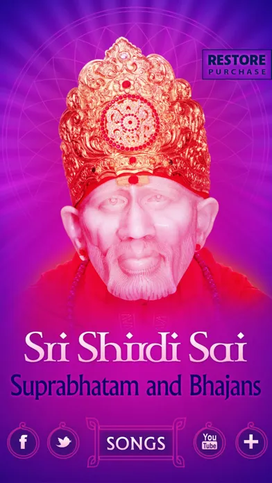 Captures d'écran de Sri Shirdi Sai Suprabhatam and Bhajans