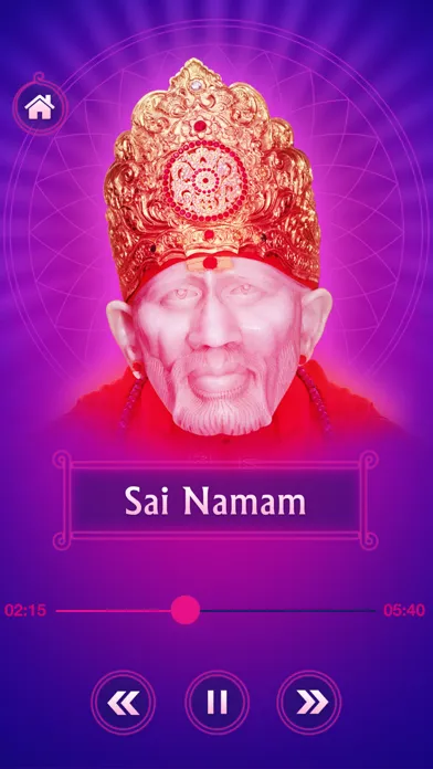 Captures d'écran de Sri Shirdi Sai Suprabhatam and Bhajans