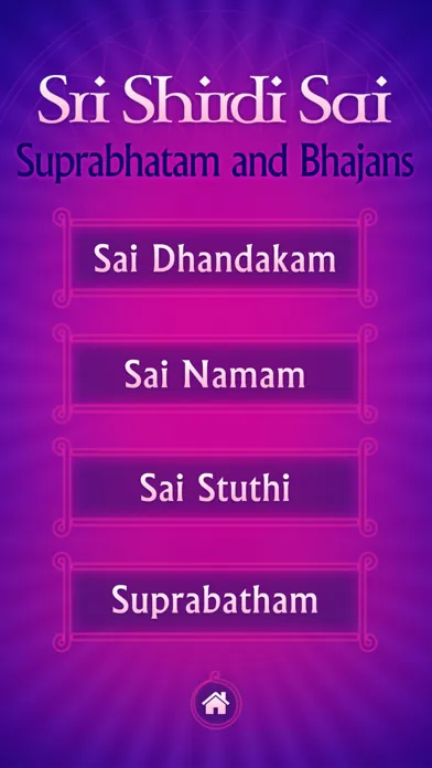 Captures d'écran de Sri Shirdi Sai Suprabhatam and Bhajans