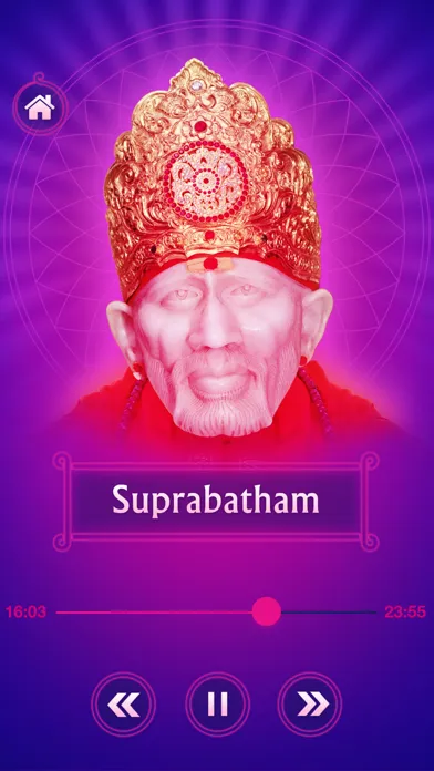 Captures d'écran de Sri Shirdi Sai Suprabhatam and Bhajans