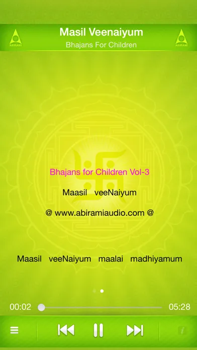 Capturas de pantalla de Bhajans For Kids Vol 03