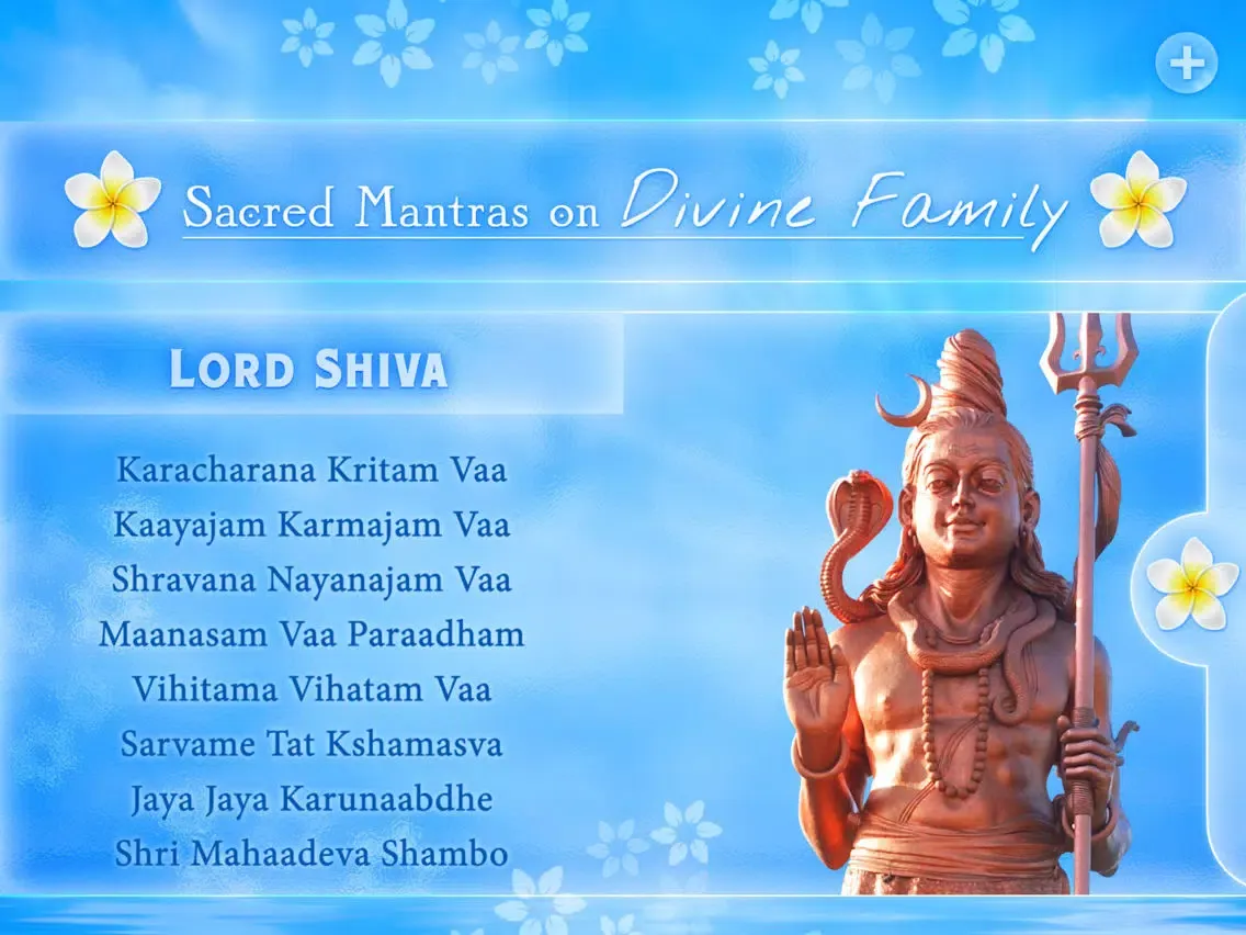 Sacred Mantras on DivineFamily iPad  سکرین شاٹس