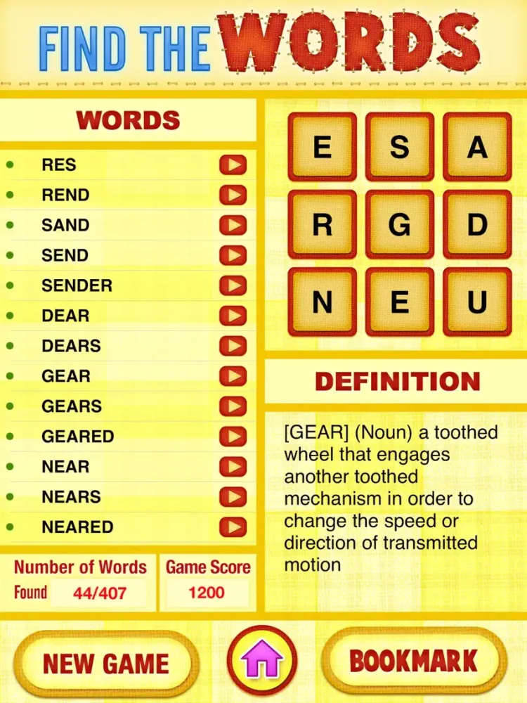 Скриншоты Find the Words - Word Search iPad 