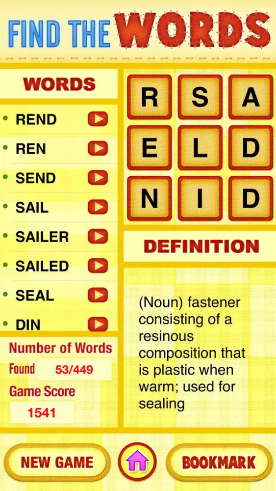 Скриншоты Find the Words - Word Search