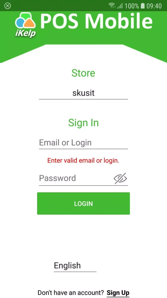 iKelp POS Mobile Screenshots
