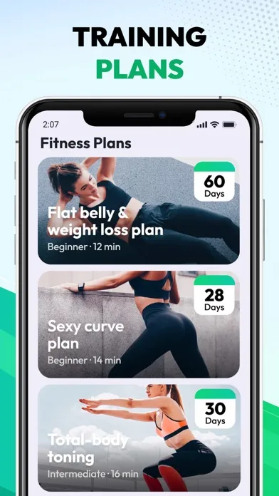 ภาพหน้าจอของ 30 Day Fitness at Home