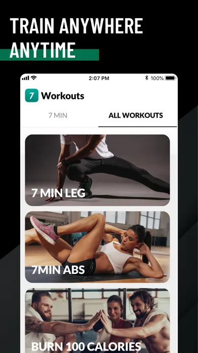 ภาพหน้าจอของ 7 Minute Workout: Easy Fitness