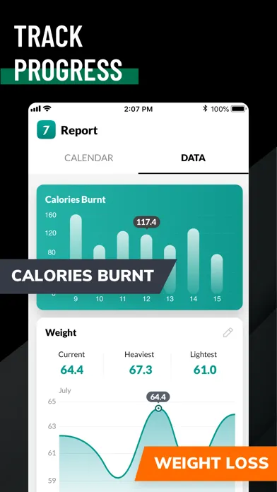 ภาพหน้าจอของ 7 Minute Workout: Easy Fitness