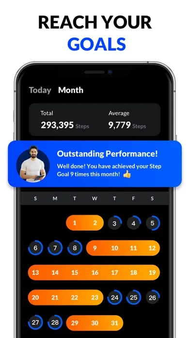Captures d'écran de Pedometer & Step Counter