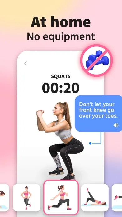 ภาพหน้าจอของ Female Fitness - Fit at Home