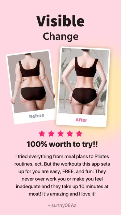 ภาพหน้าจอของ Female Fitness - Fit at Home