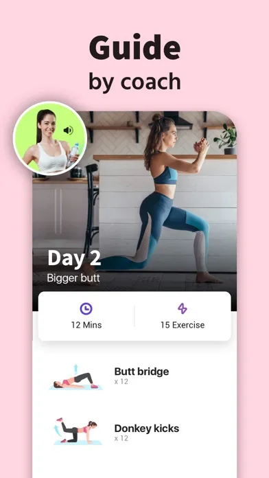 ภาพหน้าจอของ Female Fitness - Fit at Home