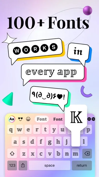 Zrzuty ekranu Fonts Keyboard ⋆