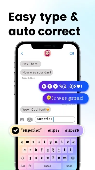 Zrzuty ekranu Fonts Keyboard ⋆