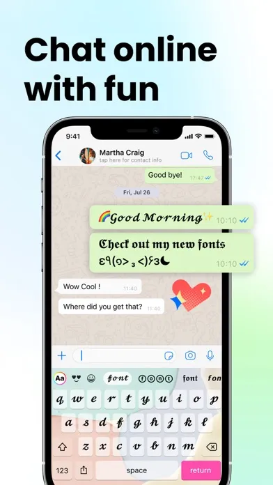 Zrzuty ekranu Fonts Keyboard ⋆