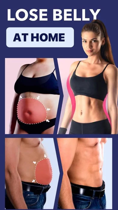 Lose Belly Fat at Home应用截图