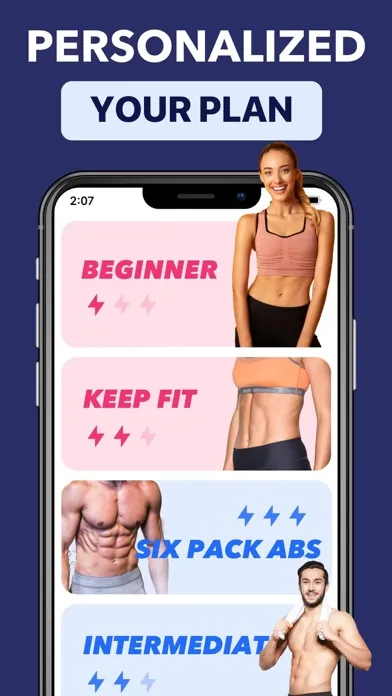 Lose Belly Fat at Home应用截图
