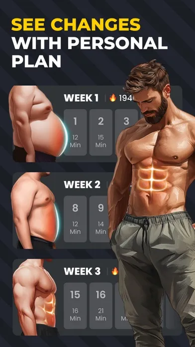 Capturas de tela do Six Pack in 30 Days - 6 Pack