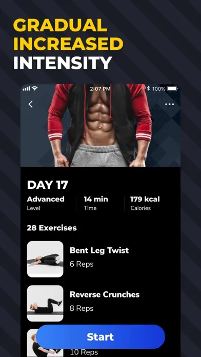 Capturas de tela do Six Pack in 30 Days - 6 Pack