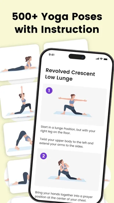Tangkapan layar Yoga for Beginners, Pilates+