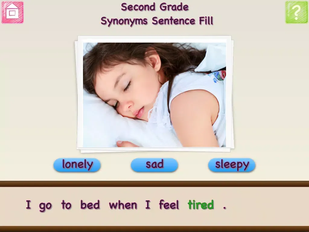 Zrzuty ekranu First Grade and Second Grade Antonyms and Synonyms Free iPad 