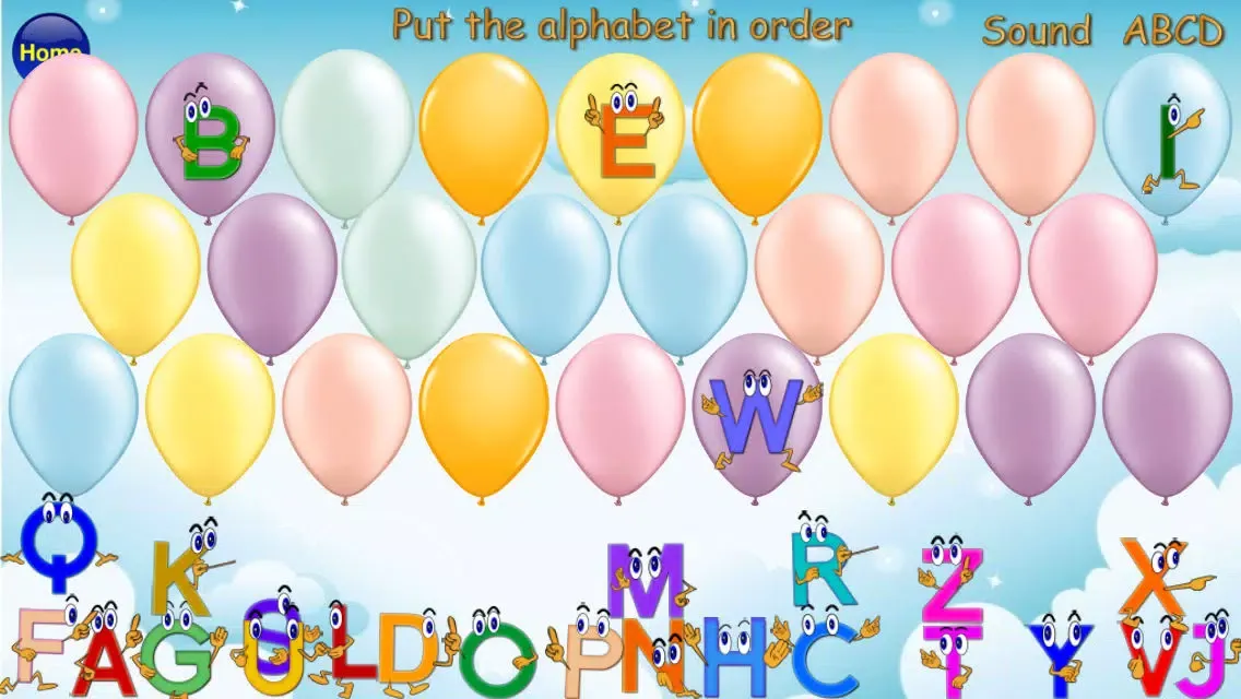 Captures d'écran de ABC Alphabet Phonics Order