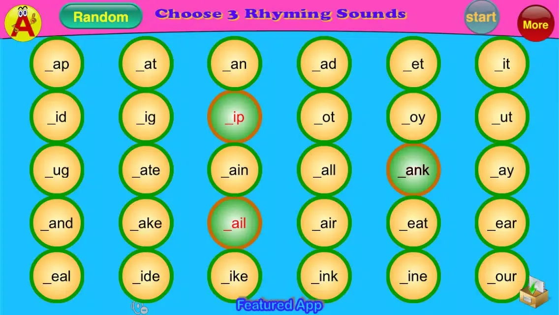 ABC Phonics Rhyming Words Lite - For Preschool, Kindergarten, First Grade स्क्रीनशॉट