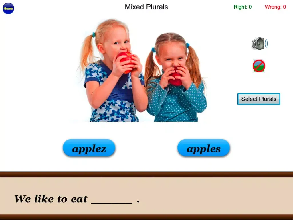 Irregular Plurals Free - English Language Art Grammar App iPad  Screenshots