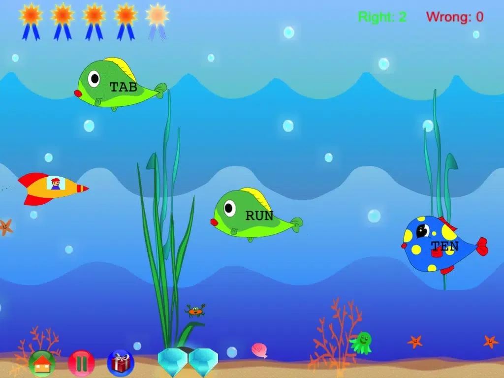 ABC Phonics Short Vowel Words iPad  سکرین شاٹس