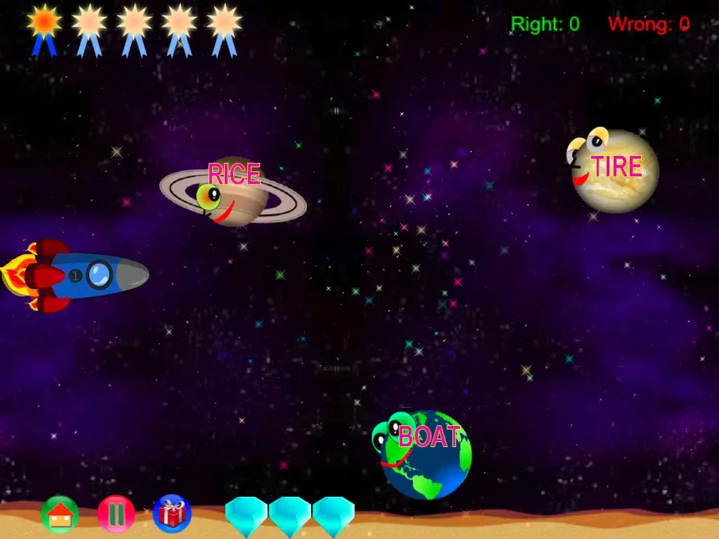Zrzuty ekranu ABC Phonics Long Vowel Words Free iPad 