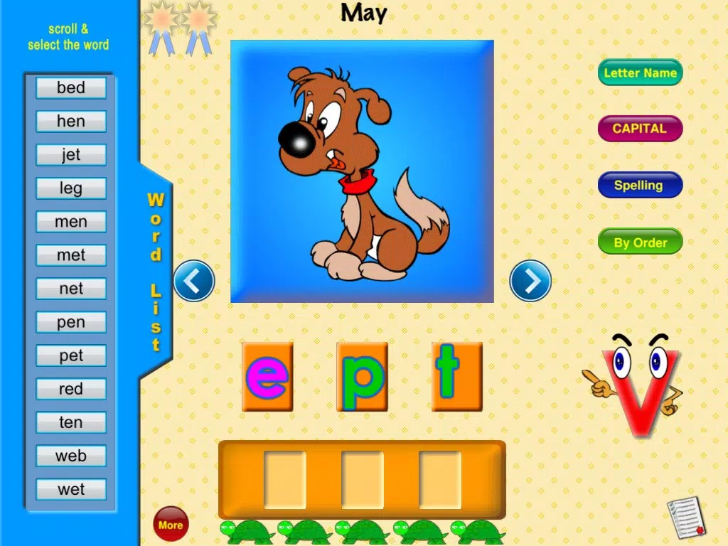 Phonics Make a Word 1 iPad 应用截图