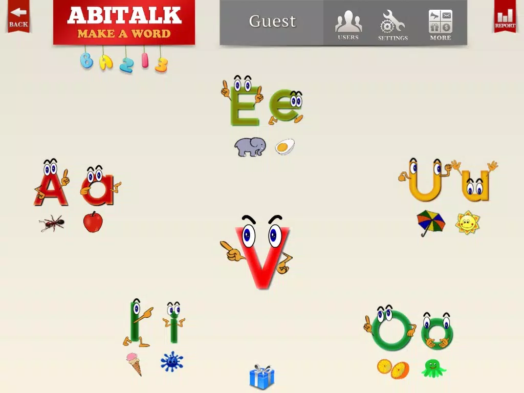 Phonics Make a Word 1 iPad 应用截图