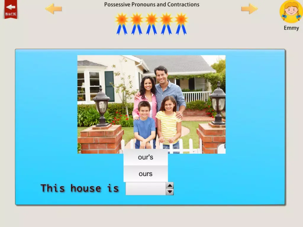 Ảnh chụp màn hình của Pronouns Free - English Language Art for Second Grade to Fifth Grade iPad 