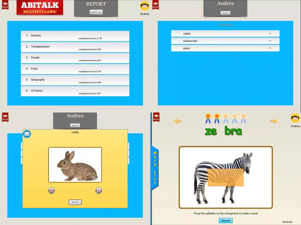 صور Multisyllabic with words, phrases and sentences for speech therapy and special need education free iPad 