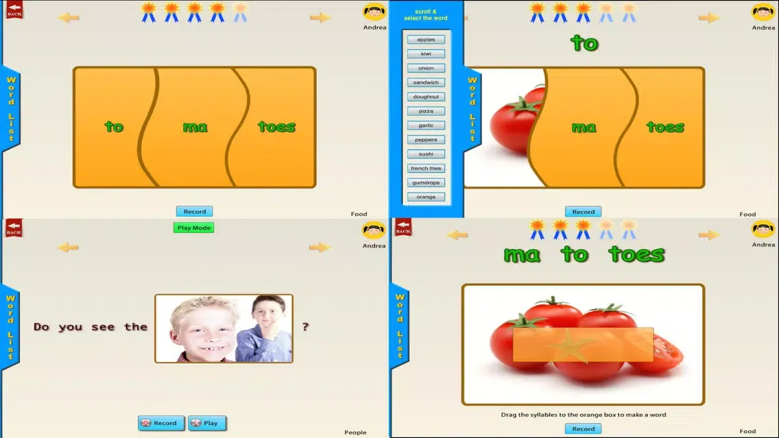 صور Multisyllabic with words, phrases and sentences for speech therapy and special need education free