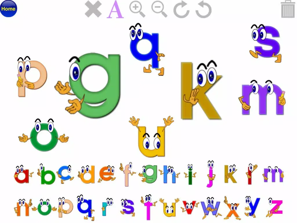 Ảnh chụp màn hình của ABC Phonics Montessori Talking Alphabet Free iPad 