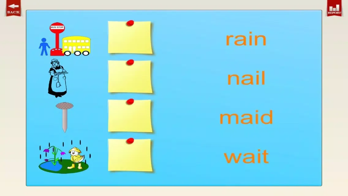 Tangkapan skrin Phonics Vowels - Short Vowels, Long Vowels, Two Vowels