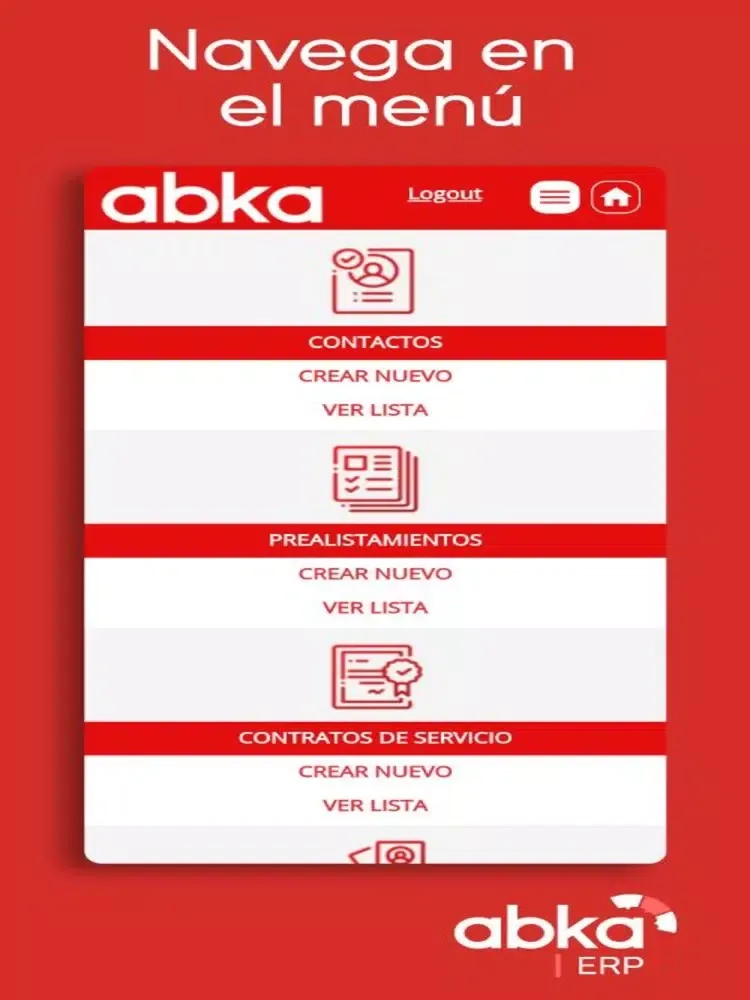 abka erp iPad  스크린샷
