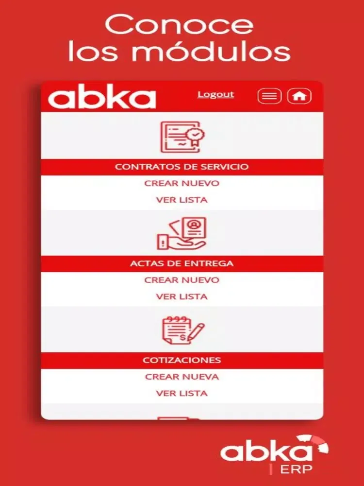 abka erp iPad  스크린샷