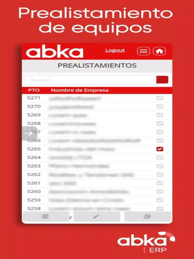 abka erp iPad  스크린샷