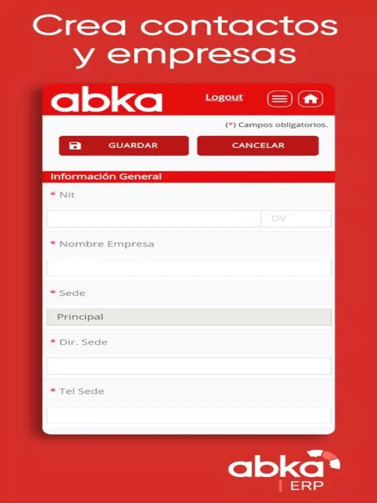 abka erp iPad  스크린샷