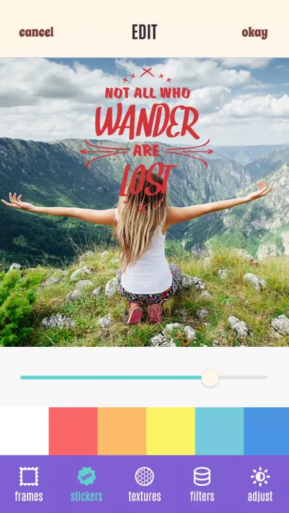 ภาพหน้าจอของ Photo Chic + Bohemian Graphics for Image Editing