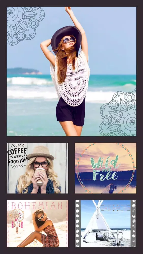 ภาพหน้าจอของ Photo Chic Pro Creative Social Media Image Design