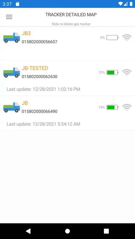 Ablegrid GPS Platform سکرین شاٹس