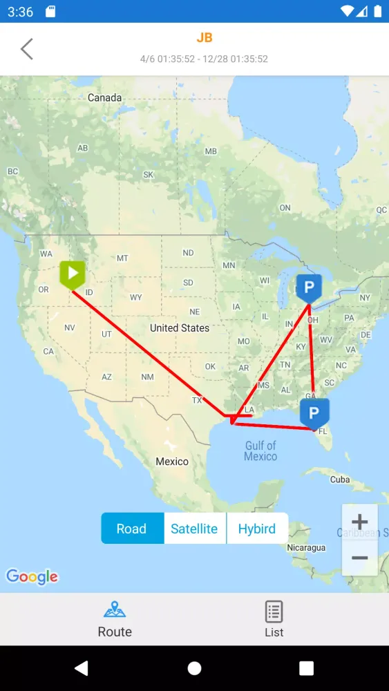 Ablegrid GPS Platform سکرین شاٹس
