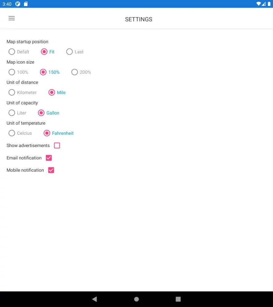 Ablegrid GPS Platform سکرین شاٹس